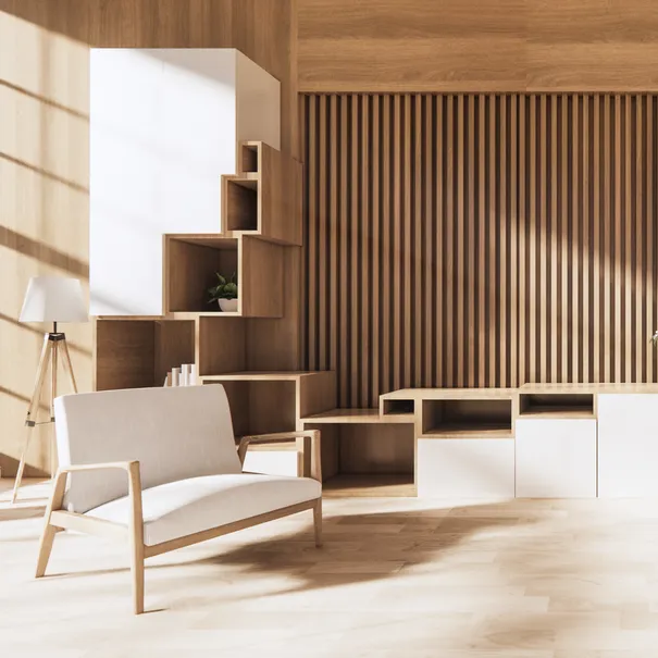 Vertical Oak Design L Vertical Oak Design L