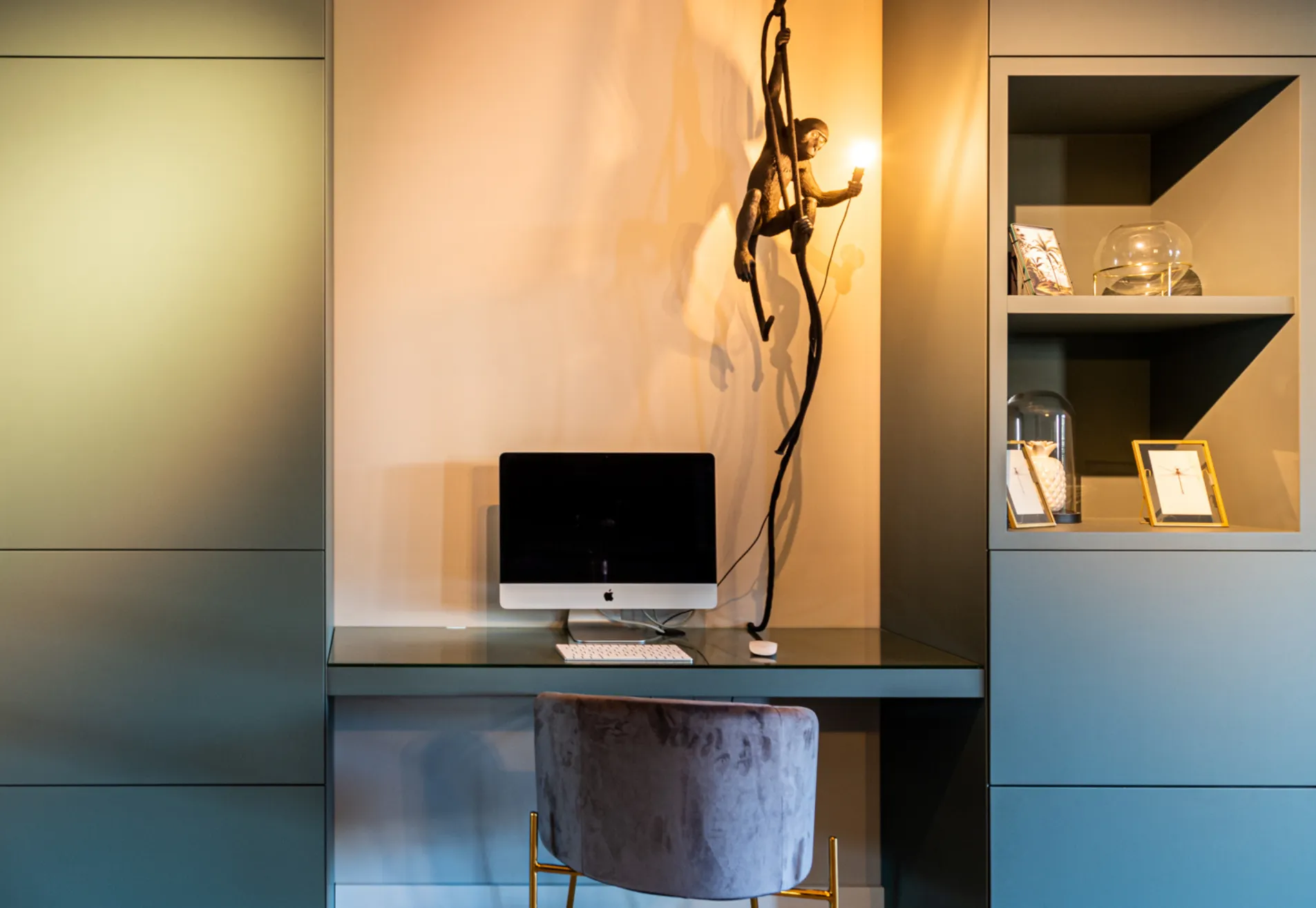 TV wandmeubel op maat Houten