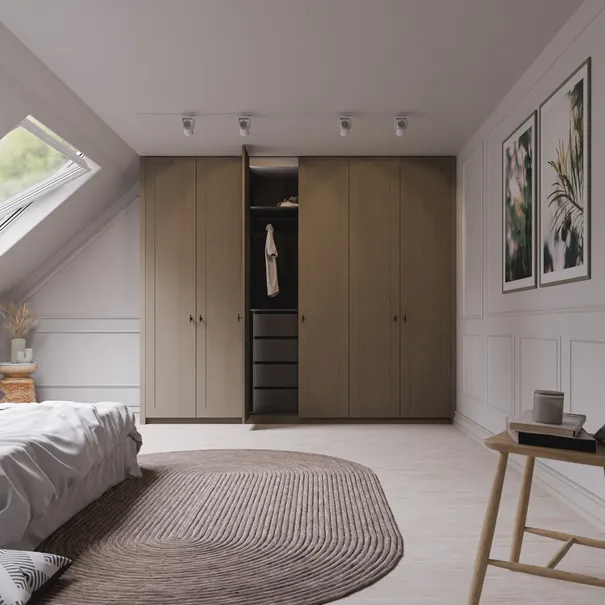 Kast op maat klassiek eiken design Kast op maat klassiek eiken design